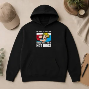 Top Good Self Love Black Hoodie