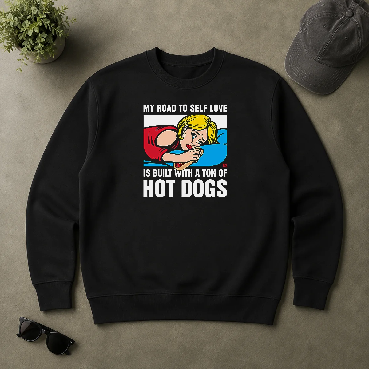 Top Good Self Love Black Sweater Top Good Self Love Black Sweater
