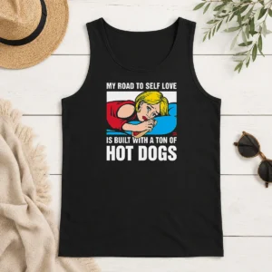 Top Good Self Love Black Tank Top