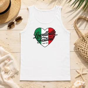 Top Hot Lowellville Festival Since 1895 Italian Heart Tank Top