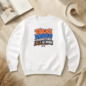 Top Hot Takas World Characters Anime Art Passion Sweater