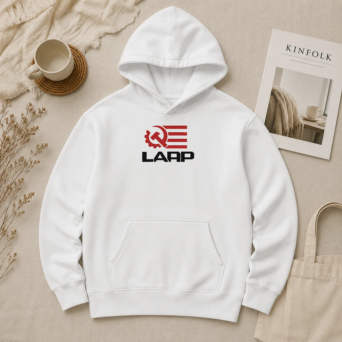 Top Larp Hammer And Sickle American Flag Logo Hoodie Top Larp Hammer And Sickle American Flag Logo Hoodie