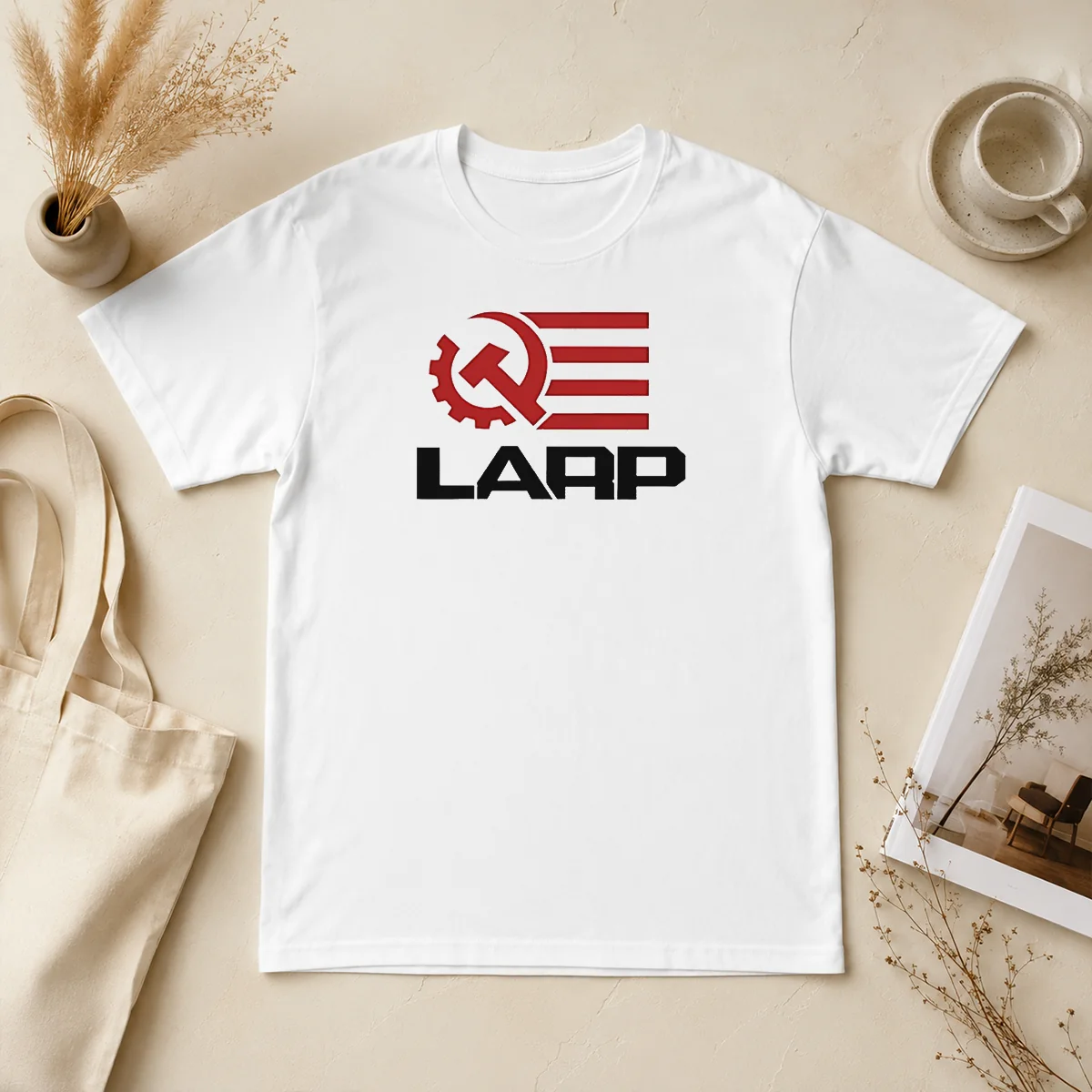Top Larp Hammer And Sickle American Shirt Top Larp Hammer And Sickle American Shirt