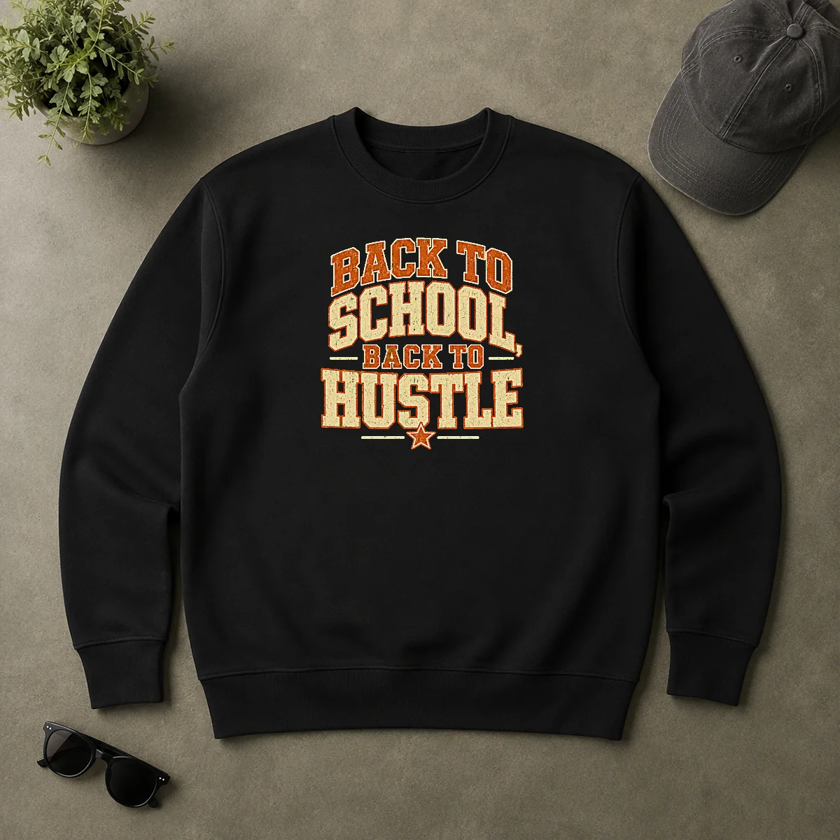 Top Pretty Back To School Hustle Vintage For Students And Teacher Sweater Top Pretty Back To School Hustle Vintage For Students And Teacher Sweater