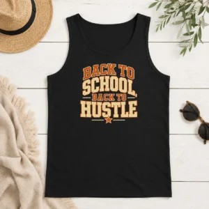 Top Pretty Back To School Hustle Vintage For Students And Teacher Tank Top