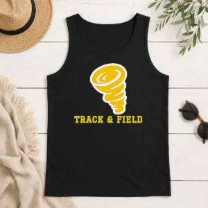 Top Tornado Track And Field Athletics Logo Tank Top