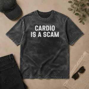 Awesome Hot Cardio Is A Scam Washed T-Shirt