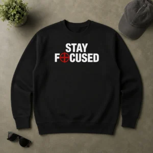 Funny Hot Stay Focused Crosshair Sweater