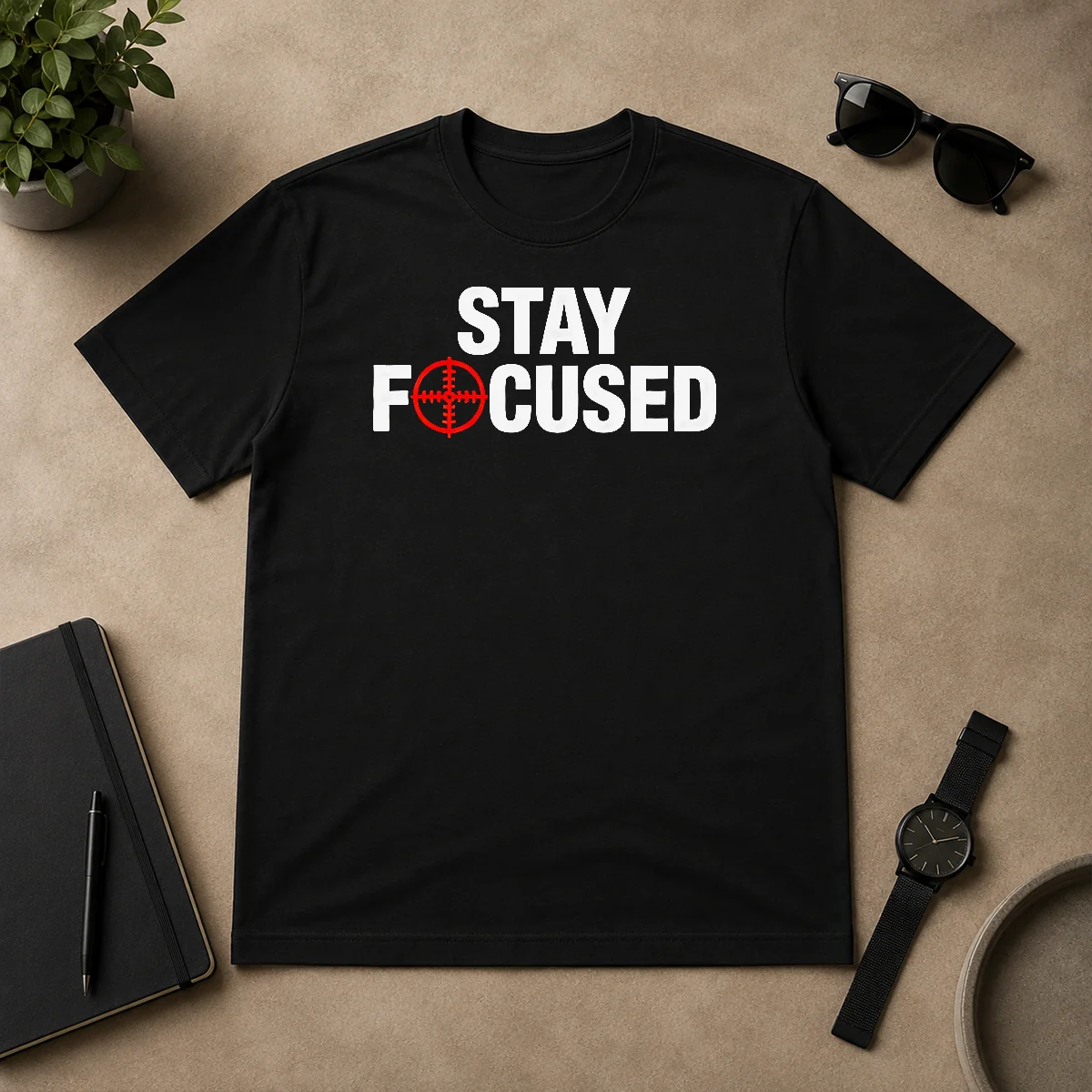 Funny Hot Stay Focused Crosshair Shirt Funny Hot Stay Focused Crosshair Shirt