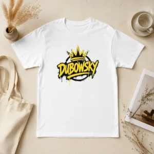 Funny Official Dubowsky Graffiti Crown Paint Drip Street Art Logo