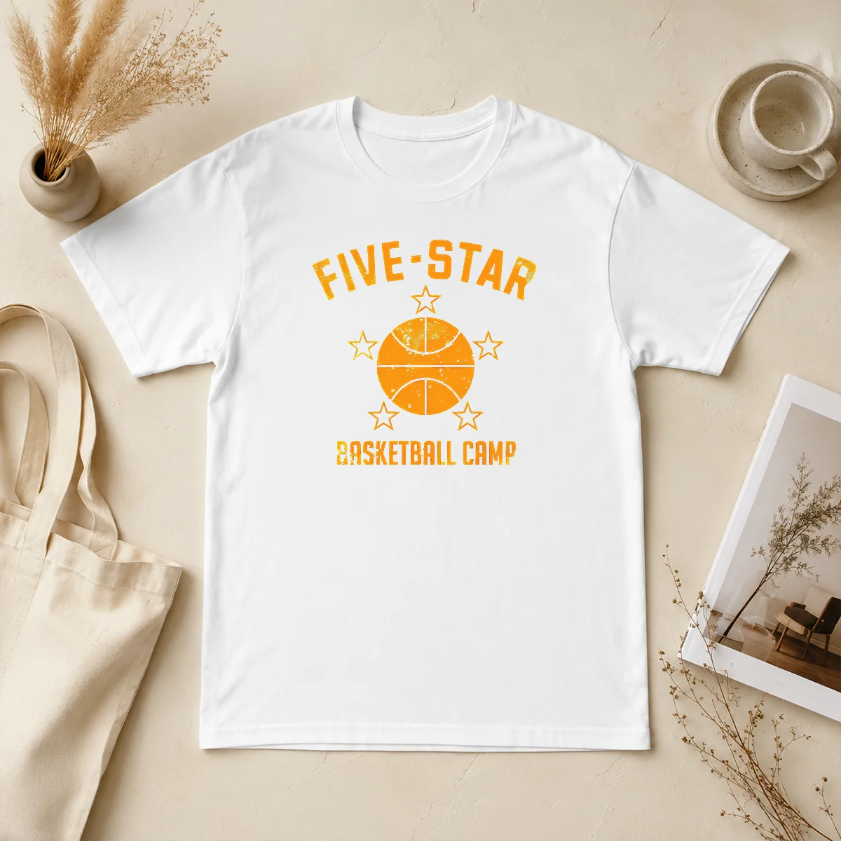 Good Distressed Five Star Basketball Camp Kids Shirt Good Distressed Five Star Basketball Camp Kids Shirt