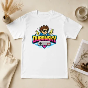 Good Hot Dubowsky Pixel Art Gamer Controller Retro Logo
