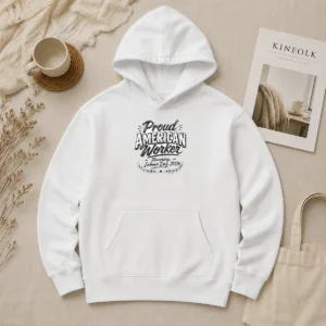 Good Nice Labour Day Proud American Worker Sketch Hoodie