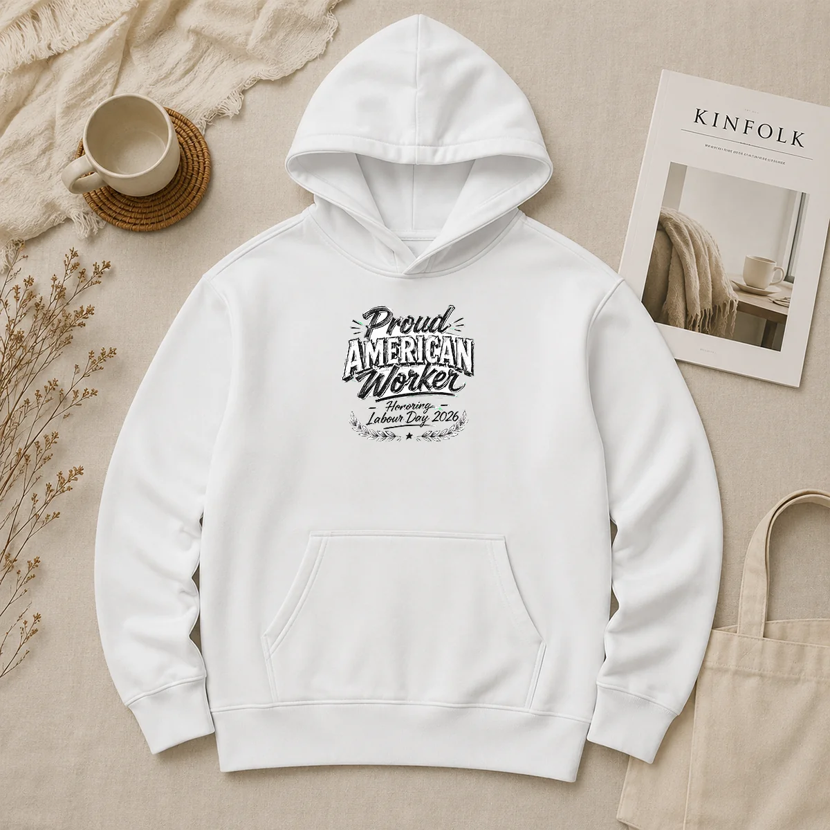 Good Nice Labour Day Proud American Worker Sketch Hoodie Good Nice Labour Day Proud American Worker Sketch Hoodie