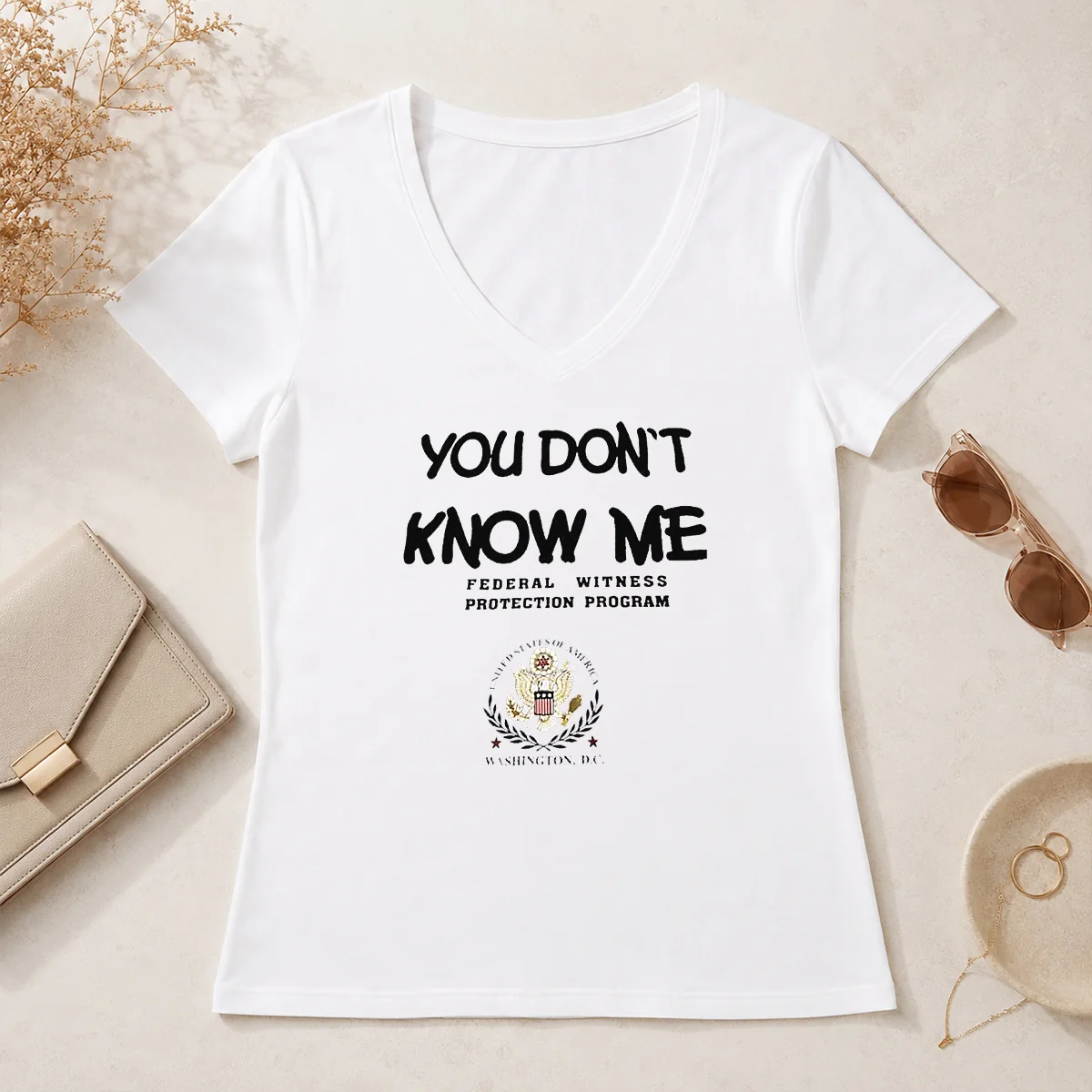 Good You Do Not Know Me V-Neck Shirt Good You Do Not Know Me V-Neck Shirt