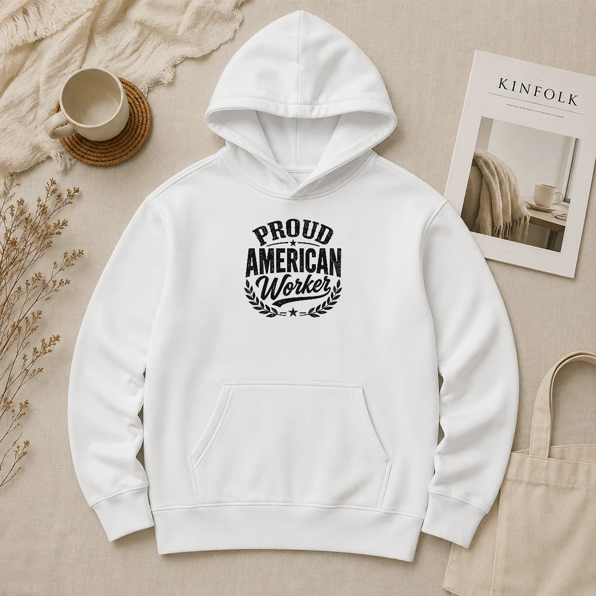 Happy Good Labour Day Proud American Worker Silhouette Hoodie Happy Good Labour Day Proud American Worker Silhouette Hoodie