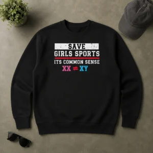 Happy Pretty Save Girls Sports Common Sense Statement Sweater