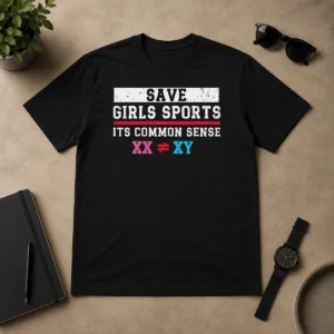 Happy Pretty Save Girls Sports Common Sense Statement Shirt