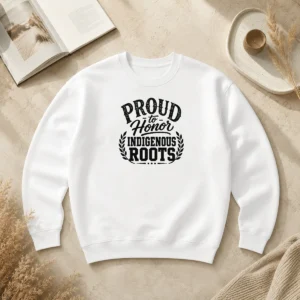 Happy Top Indigenous Peoples Day Pride Silhouette Sweater