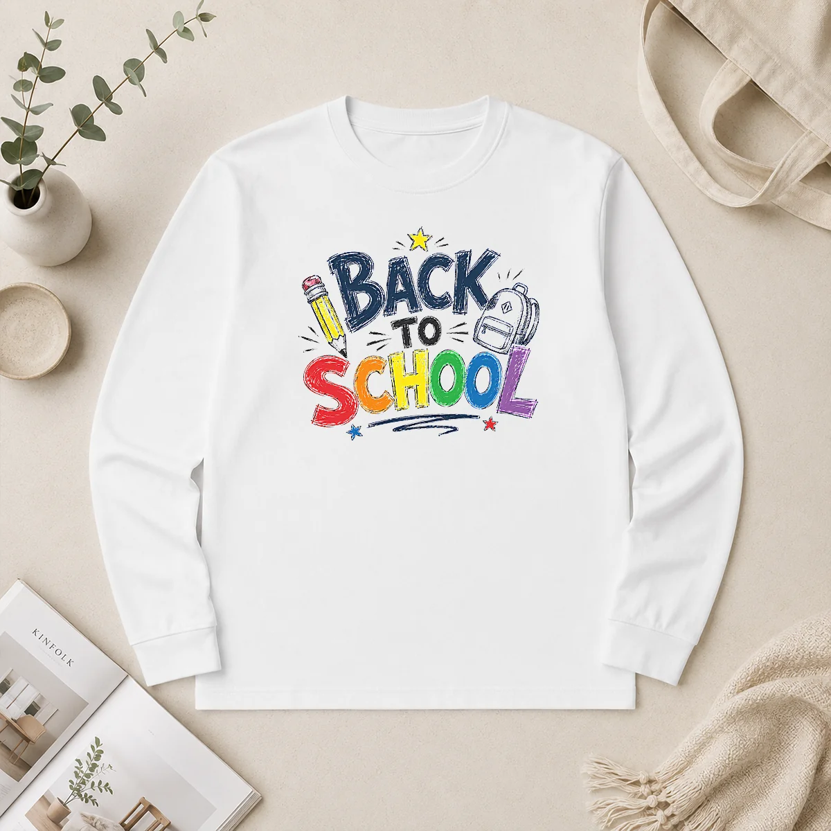 Hot Funny Colorful Bubble Letters Back To School Rainbow Long Sleeve Shirt Hot Funny Colorful Bubble Letters Back To School Rainbow Long Sleeve Shirt