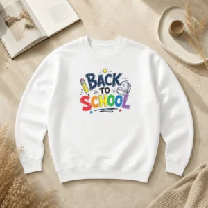 Hot Funny Colorful Bubble Letters Back To School Rainbow Sweater