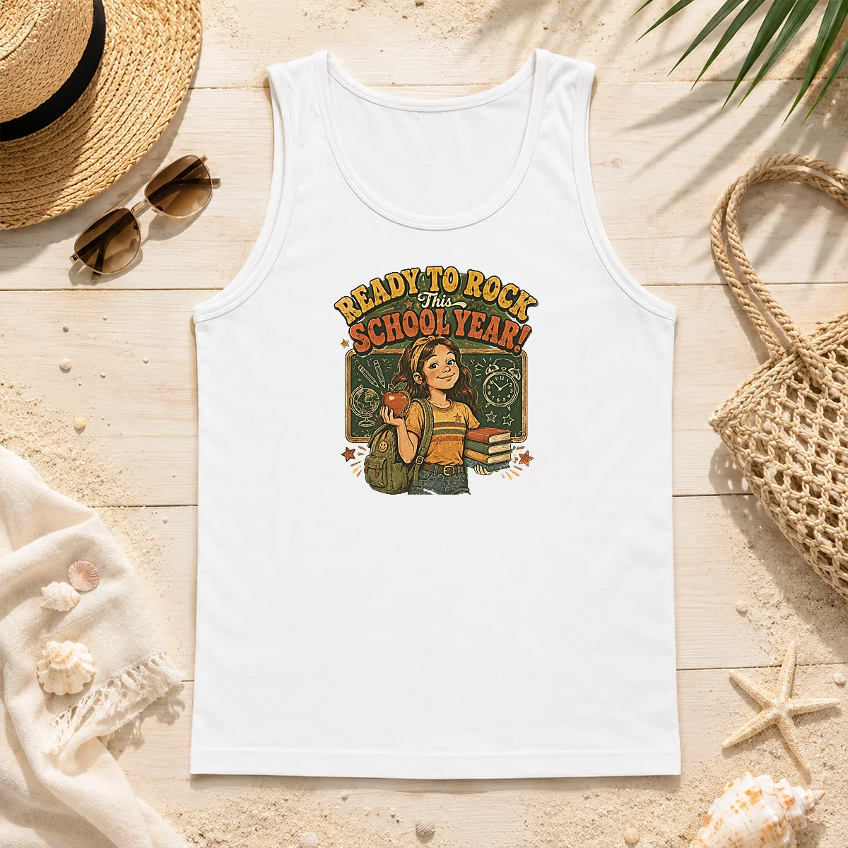 Hot Good Back To School Vintage Student Pride Tank Top Hot Good Back To School Vintage Student Pride Tank Top