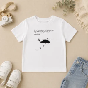 Hot Good Pinochet Helicopter Death Flights It Is Not Enough To Be Passively Not Communist Kids T-Shirt