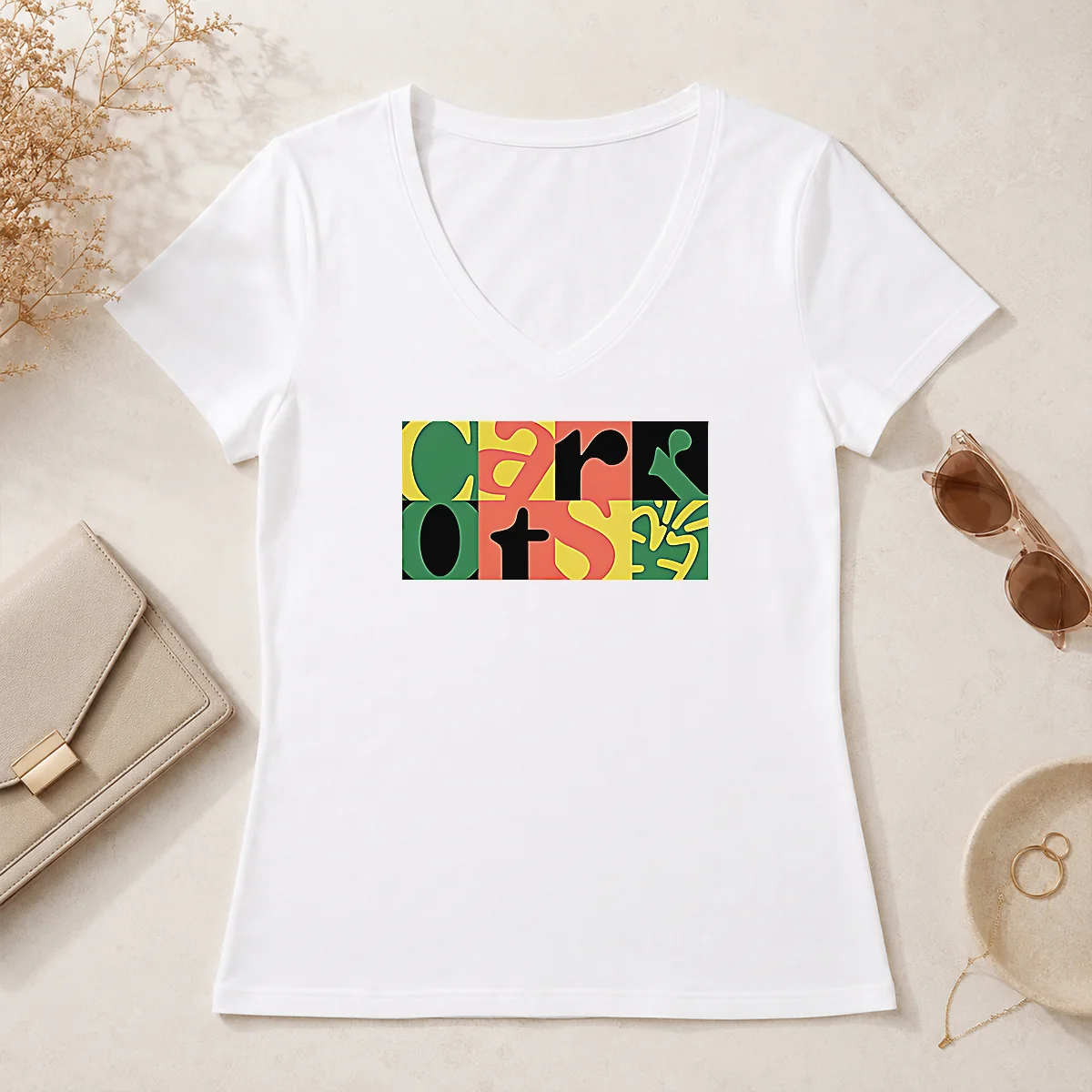 Hot Nice Carrots Brand Anwar Carrots V-Neck Shirt Hot Nice Carrots Brand Anwar Carrots V-Neck Shirt