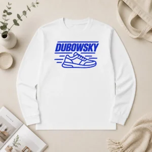 Hot Nice Dubowsky Sneaker Speed Lines Minimalist Logo Long Sleeve Shirt