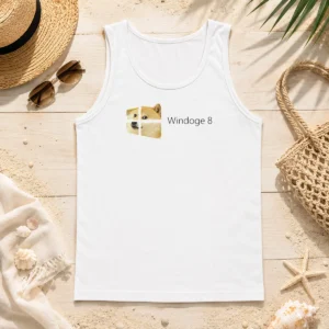 Hot Nice Windoge 8 Doge Windows Logo Tank Top
