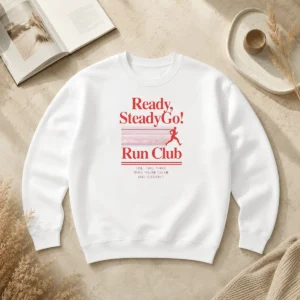 Hot Pretty Ready Steadygo Run Club Running Sweater