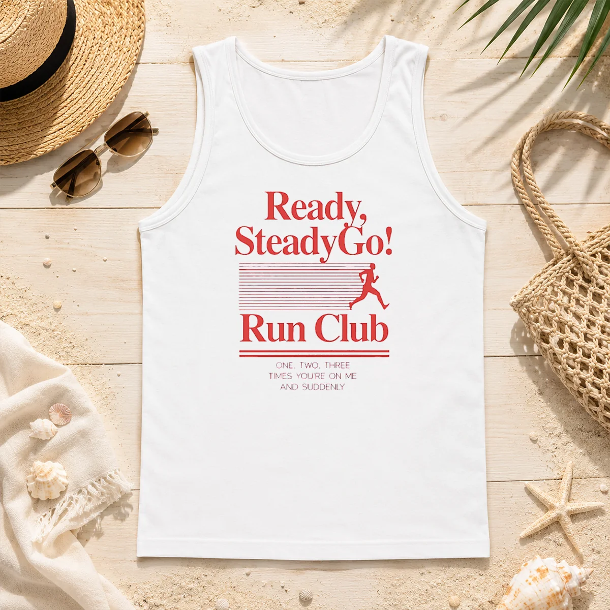 Hot Pretty Ready Steadygo Run Club Running Tank Top Hot Pretty Ready Steadygo Run Club Running Tank Top