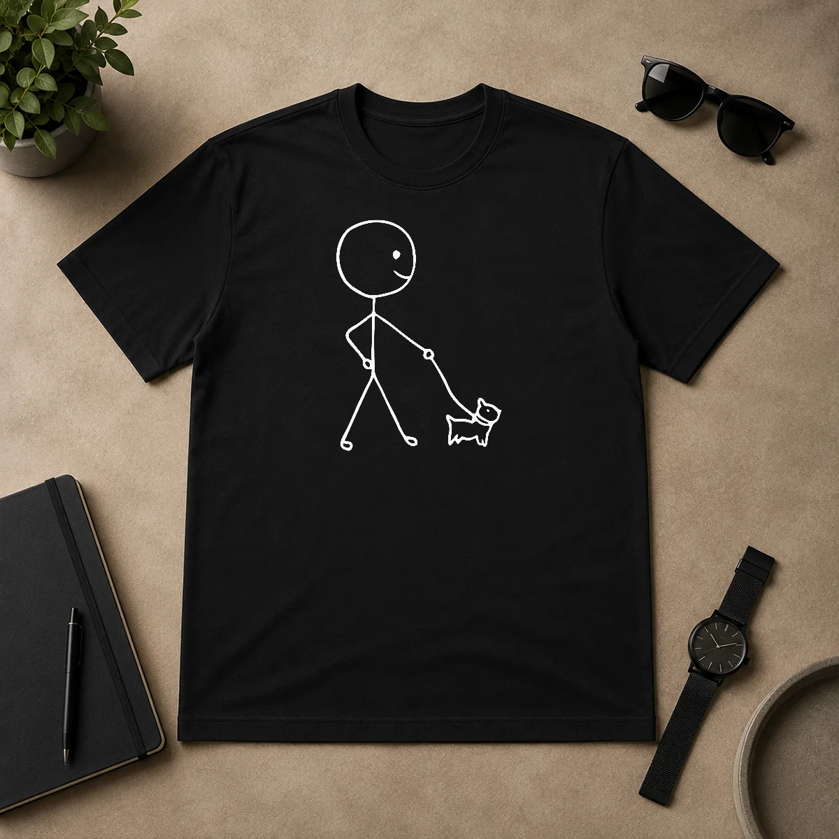 Nice Good Stick Figure Walking A Shirt Nice Good Stick Figure Walking A Shirt