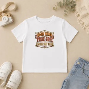 Nice Hot Labour Day Western Pride Vintage Saloon Kids T-Shirt