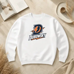 Nice Official Dubowsky Lightning Bolt D Letter Esports Logo Sweater