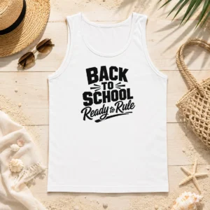 Official Good Pretty Back To School Ready To Rule Silhouette Tank Top