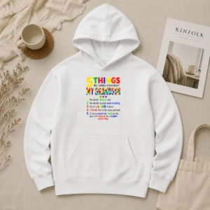Official Premium 5 Things You Should Know About My Grandson Hoodie