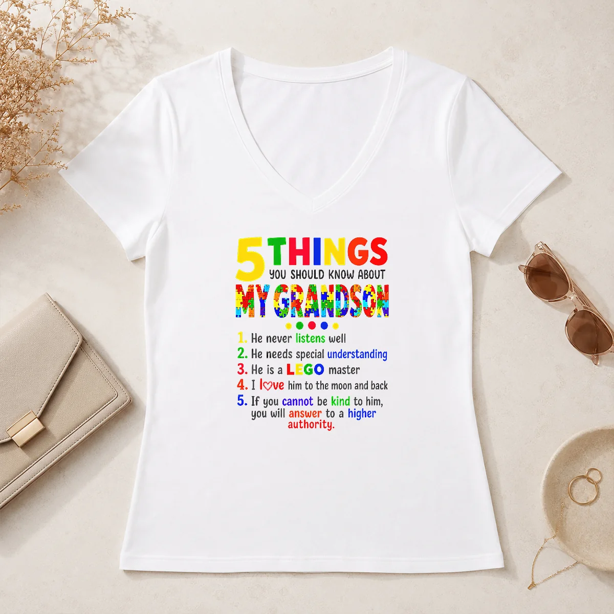 Official Premium 5 Things You Should V-Neck Shirt Official Premium 5 Things You Should V-Neck Shirt