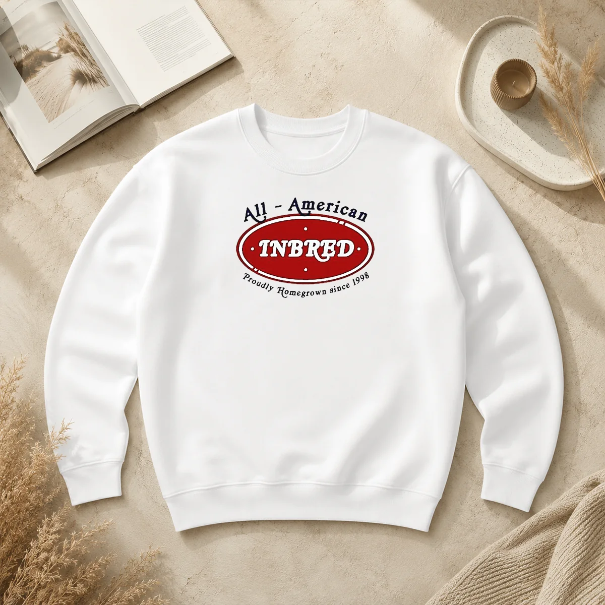 Official Premium All American Inbred Proudly Homegrown Since 1998 Sweater Official Premium All American Inbred Proudly Homegrown Since 1998 Sweater