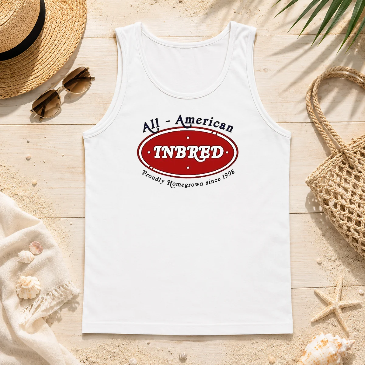 Official Premium All American Inbred Proudly Homegrown Since 1998 Tank Top Official Premium All American Inbred Proudly Homegrown Since 1998 Tank Top
