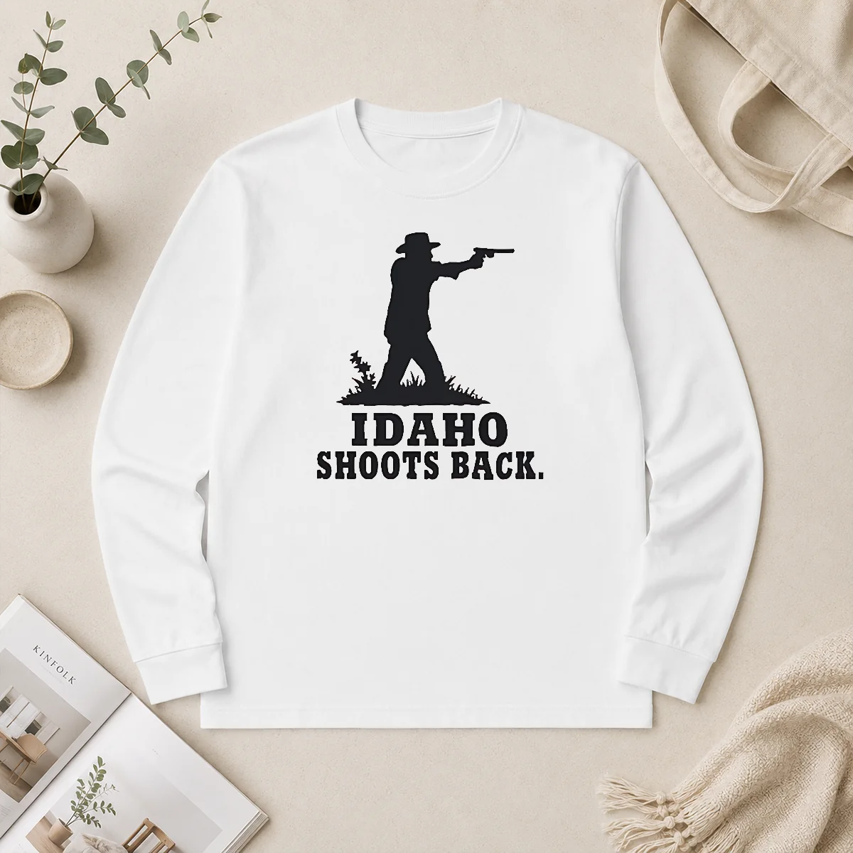 Original Good Jordan Salinas Idaho Shoots Back Long Sleeve Shirt Original Good Jordan Salinas Idaho Shoots Back Long Sleeve Shirt