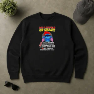 Original Stitch Lilo And Stitch My 4 Levels Of Crazy Talks To Self Argues With Self Sweater