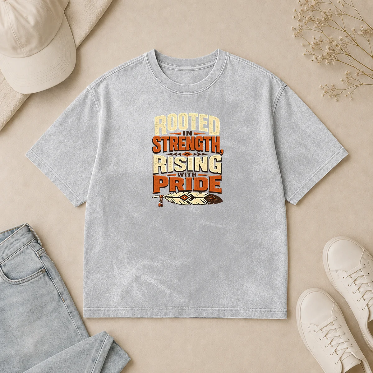 Perfect Good Indigenous Peoples Day Pride Typography Washed T Shirt Perfect Good Indigenous Peoples Day Pride Typography Washed T-Shirt