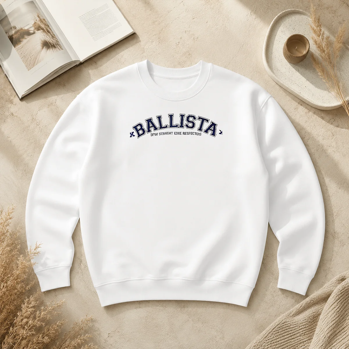 Premium Ballista DFW Straight Edge Respecters Hardcore Sweater Premium Ballista DFW Straight Edge Respecters Hardcore Sweater
