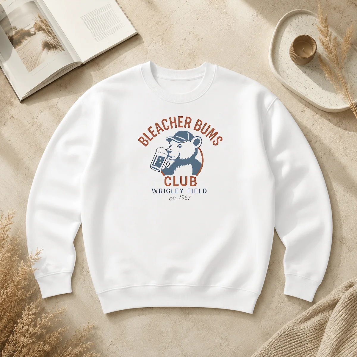 Premium Bleacher Bums Club Wrigley Field Est 1967 Sweater Premium Bleacher Bums Club Wrigley Field Est 1967 Sweater