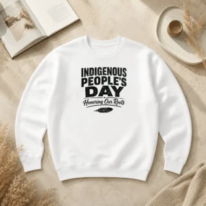 Premium Happy Indigenous Peoples Day Pride Silhouette Sweater