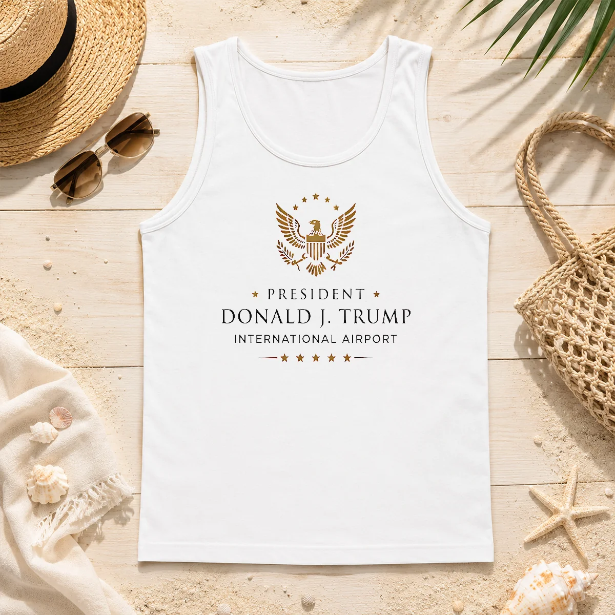 Premium Official President Donald J Trump Internationanl Airport Tank Top Premium Official President Donald J Trump Internationanl Airport Tank Top