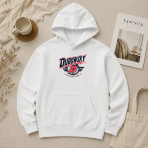 Premium Premium Dubowsky Built Different Lightning Bolt Sports Logo Hoodie