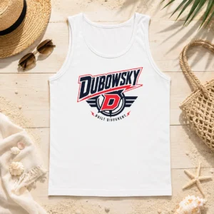 Premium Premium Dubowsky Built Different Lightning Bolt Sports Logo Tank Top