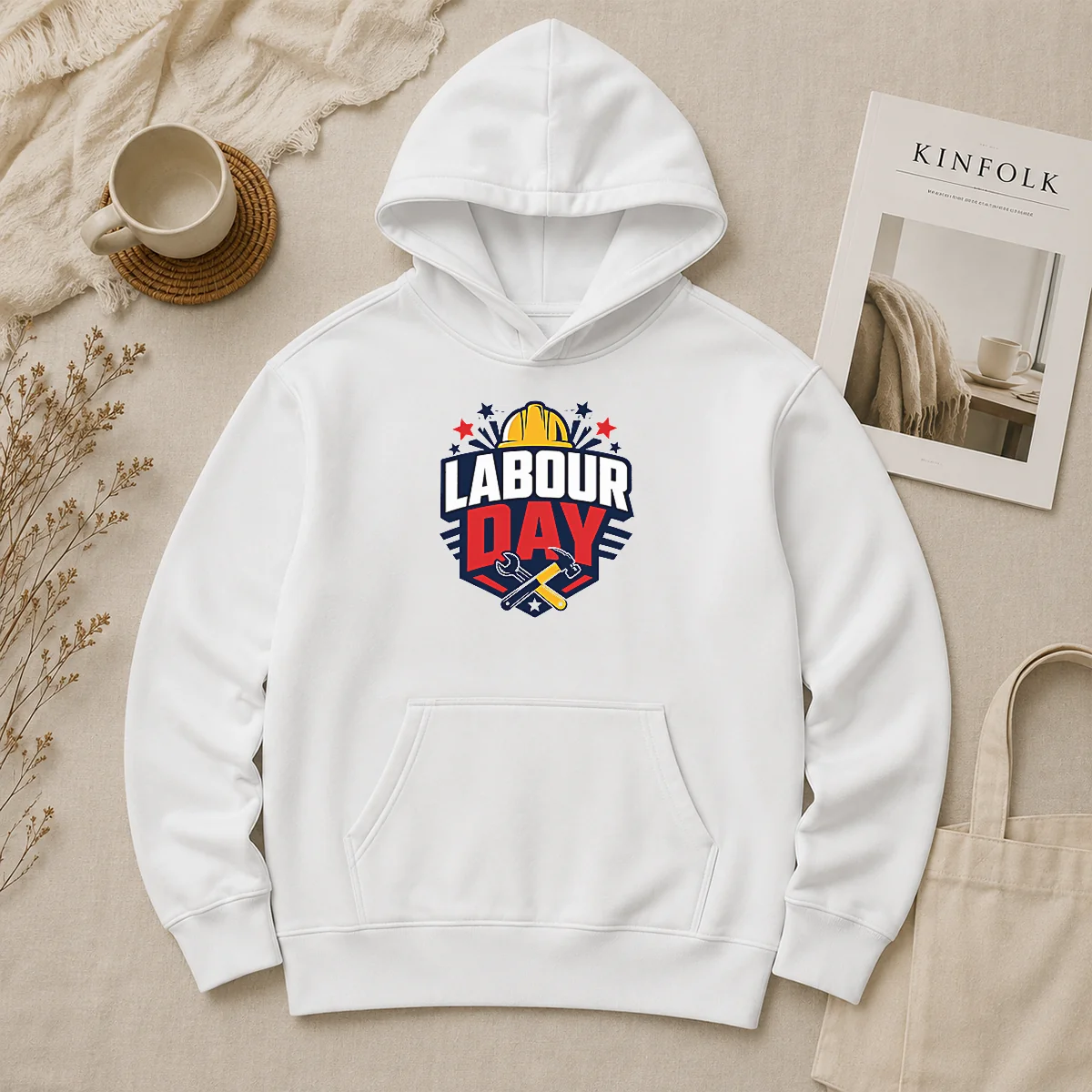 Pretty Bold Shield Badge Labour Day Construction Tools Hoodie Pretty Bold Shield Badge Labour Day Construction Tools Hoodie